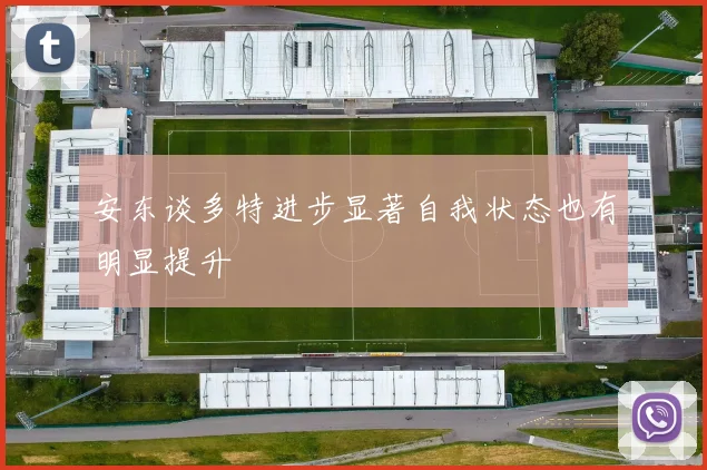 安东谈多特进步显著自我状态也有明显提升