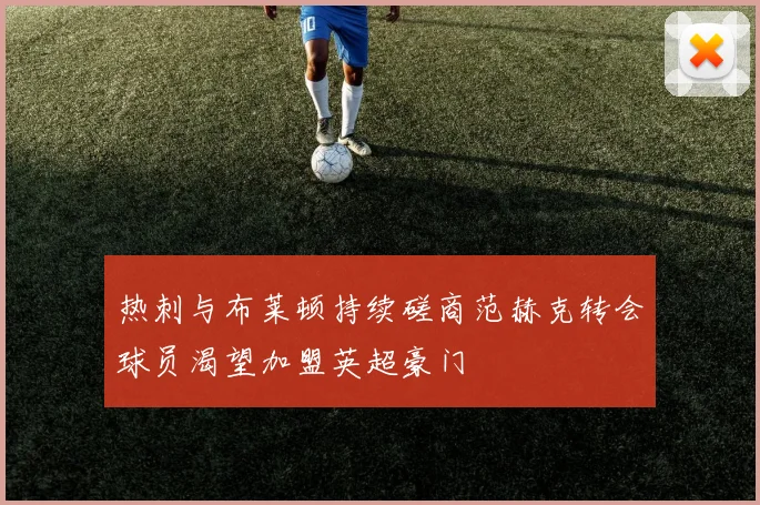 热刺与布莱顿持续磋商范赫克转会球员渴望加盟英超豪门
